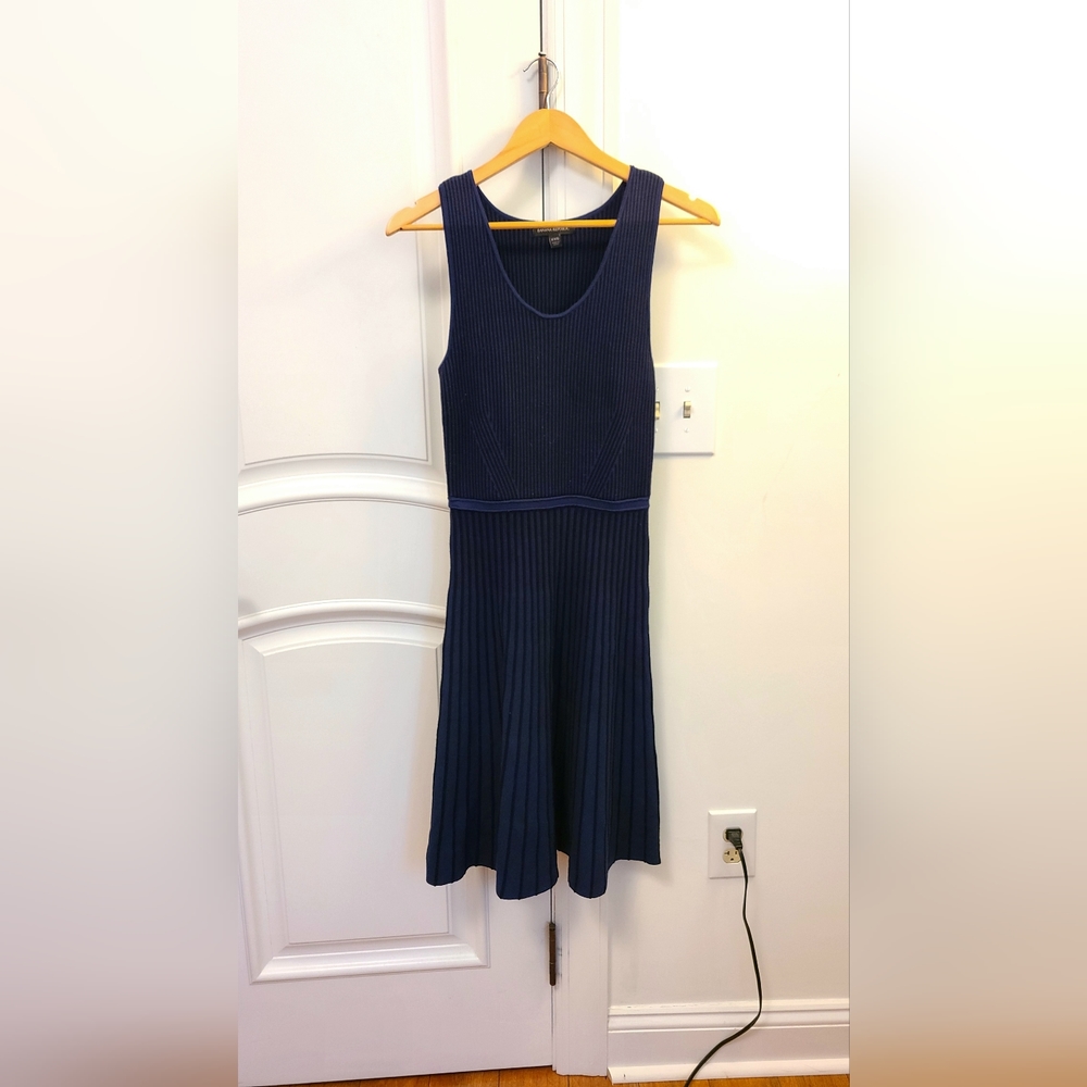 Banana Republic Midi Dress Navy Blue